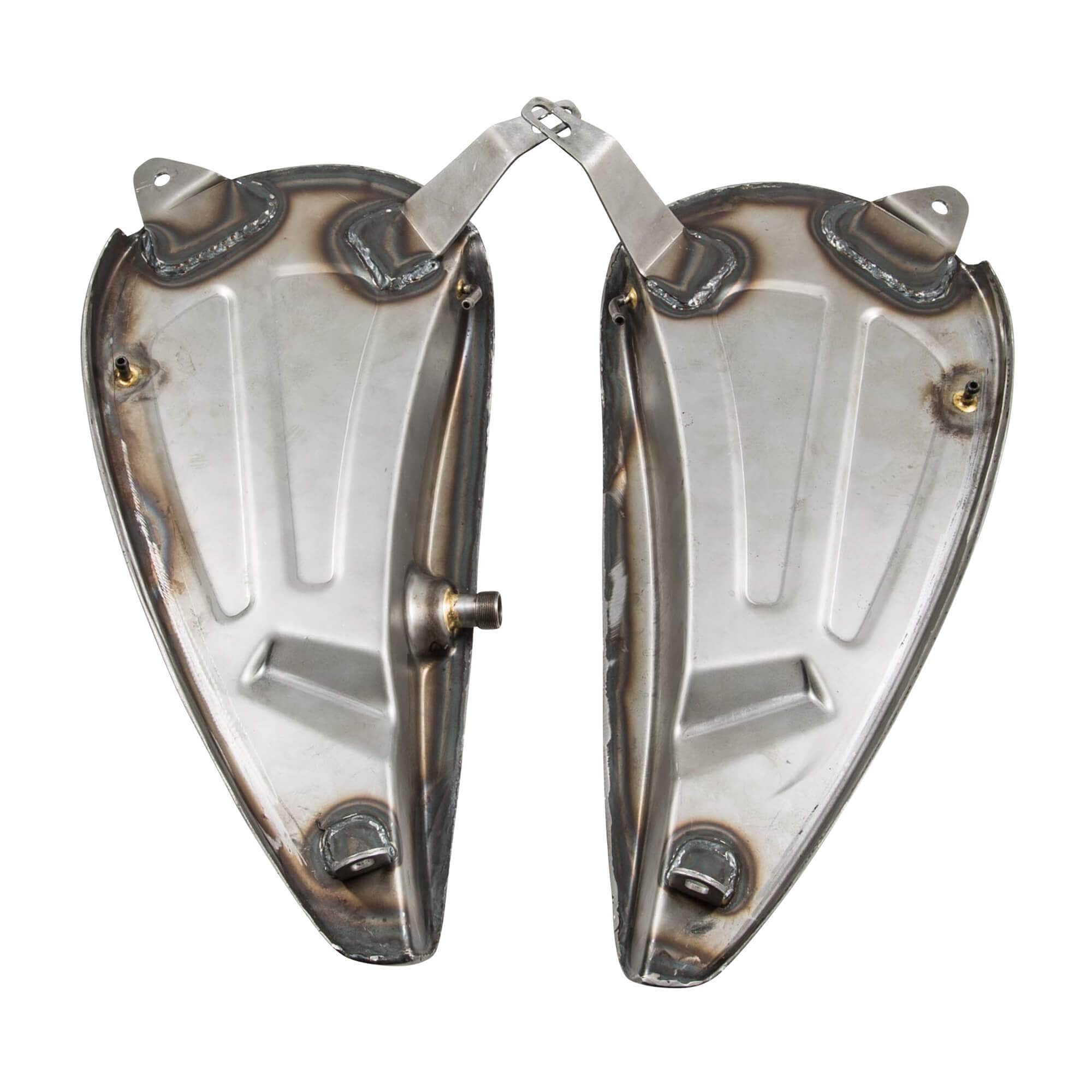 WX Split Gas Tanks - Bolt-On for 1936 - 1984 Big Twin Harley-Davidsons - 2.25 gallon - Image 9